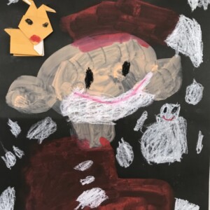 年中さんのサンタクロース製作